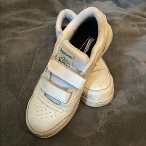 Reebok White Velcro Sneakers Classic Design